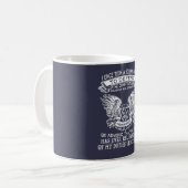 MARINE-VETERAN KAFFEETASSE (Vorderseite Links)