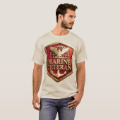 Marine-Veteran T-Shirt (Vorne ganz)