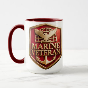 Marine-Veteranen-Tasse Tasse
