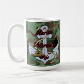 Marine Veterans Ehefrau Kaffeetasse (Links)