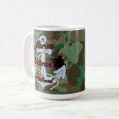 Marine Veterans Mann Kaffeetasse (Vorderseite Links)