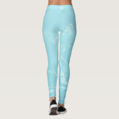 Marine Vibes Abstrakt Leggings (Rückseite)