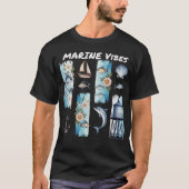 Marine Vibes Ocean Fun T-Shirt (Vorderseite)