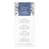 Marine | Vintage Blumenpreise oder Dienstleistunge Werbekarte (Vorne)