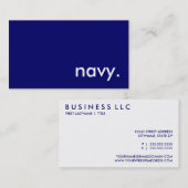 Marine Visitenkarte (Vorne/Hinten)