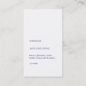 Marine Visitenkarte (Rückseite)