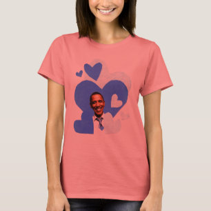 Marine-Wecker-T - Shirt der Barack Collagenfrauen