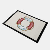 Marine Welcome Door Mat Fußmatte (Schrägansicht)