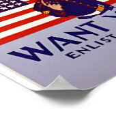Marine-Werbeplakat der Navy Poster (Ecke)
