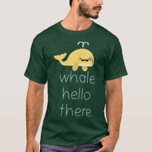 Marine Whale Hello There Funny Shark Marine Orca T-Shirt