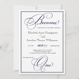 Marine wird zu einer Christlichen Einladung zur Ho