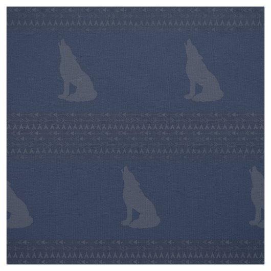Marine-Wolf-Gewebe Stoff (Muster)