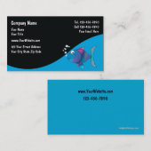 Marineaquarium hält Karten instand (Vorne/Hinten)