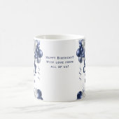 Marineballons des 80. Geburtstags Kaffeetasse (Mittel)