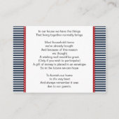 Marinebänder, Anker, Seeschifffahrtskarte Begleitkarte (Rückseite)