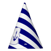 Marinebänder und nautische Ankerpartei Partyhütchen (Rechts)