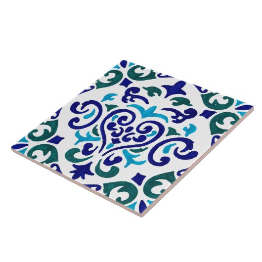 Marinebildmuster Fliese (Seite)