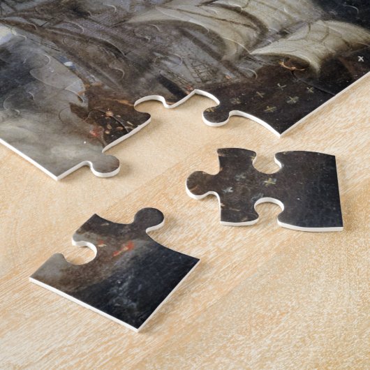 Marineblacht von Öland Juni 1676 Claus Møinichen Puzzle (Seite)