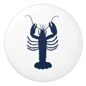 Marineblaster, blau und weiß keramikknauf (Vorderseite)