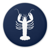 Marineblaster, blau und weiß keramikknauf (Vorderseite)