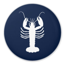 Marineblaster, blau und weiß keramikknauf