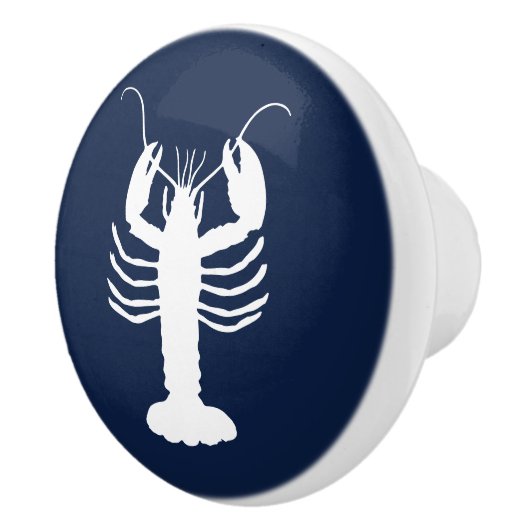 Marineblaster, blau und weiß keramikknauf (Rechts)