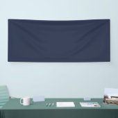 Marineblau Banner (Messe)