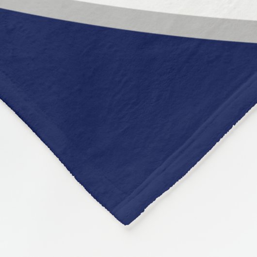 Marineblau-Blaue ginkormatische Volleyball-Athlete Fleecedecke (Ecke)