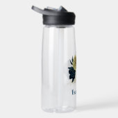 Marineblau-Blume Trinkflasche (Rechts)