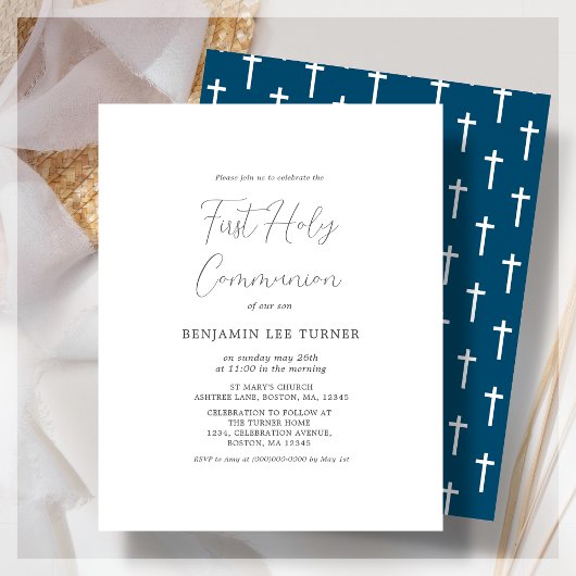 Marineblau | Erste Einladung zum Gemeinschaftshaus