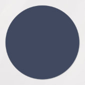 Marineblau Etiketten (Design 2)