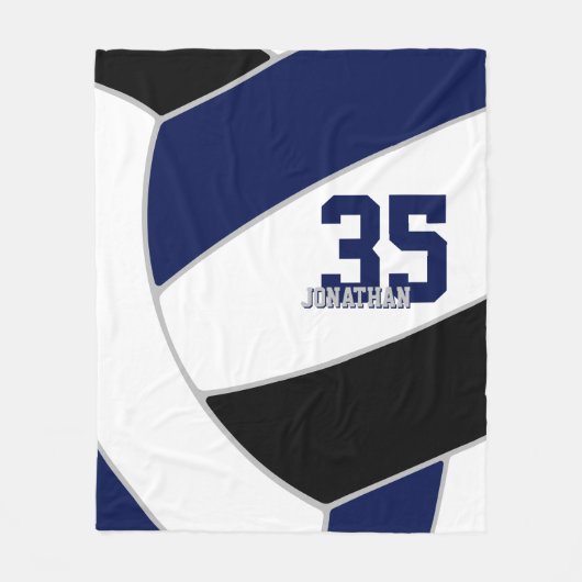 Marineblau Fleecedecke (Vorderseite)