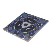 Marineblau Fliese (Seite)