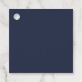 Marineblau Geschenkanhänger (Vorderseite)