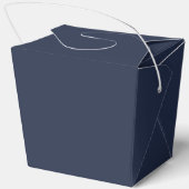 Marineblau Geschenkschachtel (Rückseite)