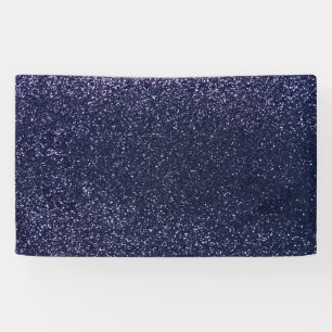 Marineblau-Glitter Banner