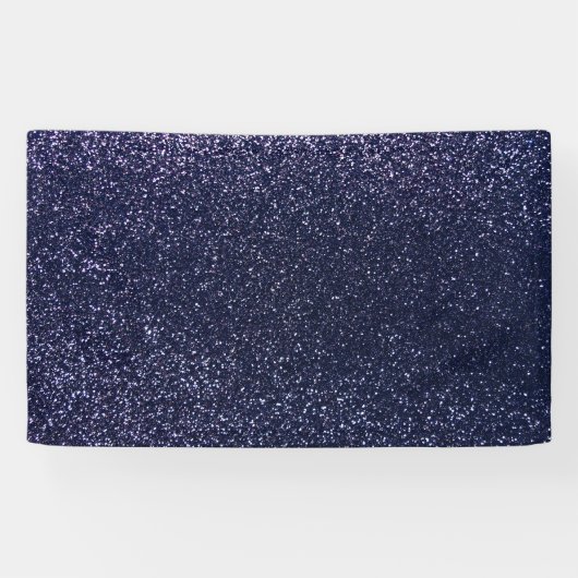 Marineblau-Glitter Banner (Horizontal)