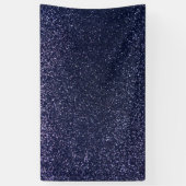 Marineblau-Glitter Banner (Vertikal)