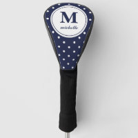 Marineblau | Golf | DOT personalisierte Monogramm
