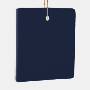 Marineblau Keramikornament