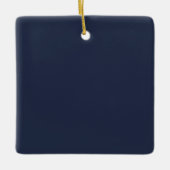 Marineblau Keramikornament (Vorderseite)