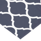 Marineblau Kurzer Tischläufer (Ecke)