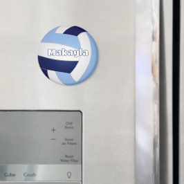 Marineblau lt blauer Volleyball Kindergeburtstag P Magnet