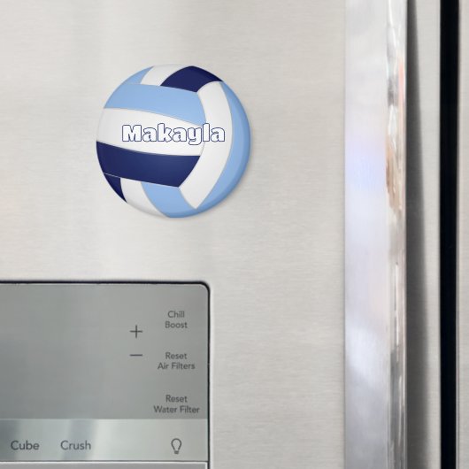 Marineblau lt blauer Volleyball Kindergeburtstag P Magnet (In Situ (Kühlschrank))