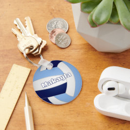 Marineblau lt blauer Volleyball Kindergeburtstag P Schlüsselanhänger