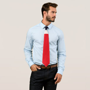 Marineblau mit Rot Krawatte