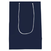 Marineblau Mittlere Geschenktüte (Rückseite)