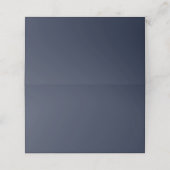 Marineblau Platzkarte (Außenseite Aufgefaltet)