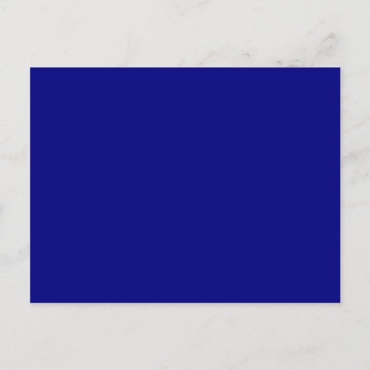 Marineblau Postkarte (Vorderseite)