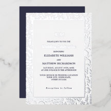 Marineblau | Silver Elegant Luxury Wedding